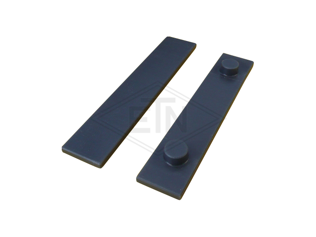 Inzetstuk PE, 150 x 30 x 6 mm, met 2 cones, ETN ® -HM-1000