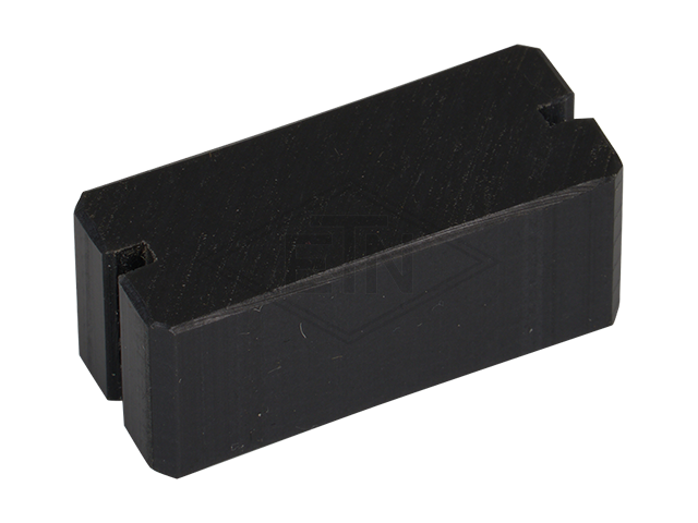 Deurgeleider 30 x 12,5 x 12,5 mm, 2 x groef zijdelings Materiaal ETN ® -HM-1000
