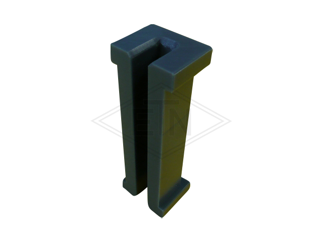 Inzetstuk 9 PE, 108/89 x 36/28 x 29/25 mm, met bund, voor rail 9 mm, ETN ® -HM-1000
