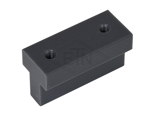 Deurgeleider 46 x 25 x 20 mm, ETN ® -HM-1000, 2 threads M5