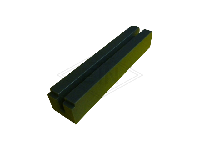 Inzetstuk 9 PE, 217 x 43 x 38 mm, U-Profil, voor rail 9 mm, ETN ® HM-1000