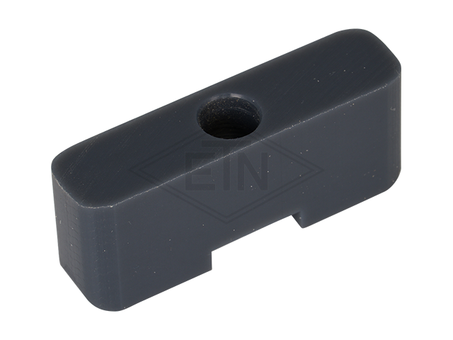 Deurgeleider PE 50 x 12,6 x 20 mm, ETN ® -HM-1000, hole ø 8,1 mm