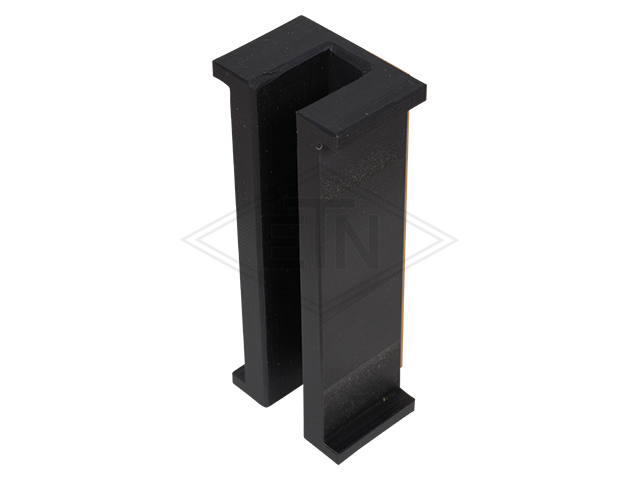 Inzetstuk 12 PE, 100 x 40 x 32,5 mm, U-shape met bund voor rail 12 mm, ETN ® -HM-1000, Cell-VU