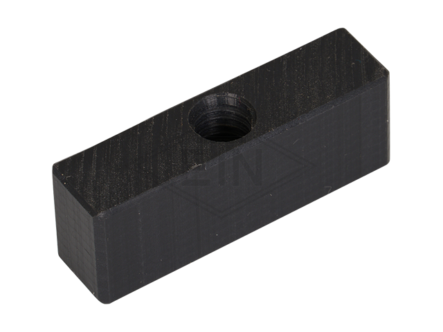 Deurgeleider 41 x 11 x 15 mm, materiaal ETN ® -HM-1000, hole ø 8,5/M8