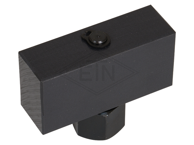 Deurgeleider 50 x 17 x 25 mm, ETN ® -HM-1000, excentrisch bout M5 binnen schroefdraad