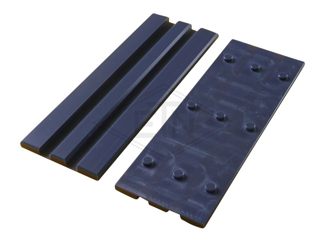 Inzetstuk EEL 19 PE, 300 x 38 x 36,5 mm, foldable, voor HSMEL + WSMEL, voor rail 19 mm, ETN ® -HM-1000