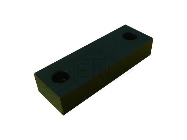 Inzetstuk rail geleider 120 x 40 x 22,5 mm, ETN ® -HM-1000, recht met 2 holes