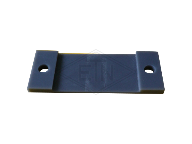 Inzetstuk 158 x 60 x 10 mm 2 x ø 12,5 mm drilled, ETN ® -HM-1000