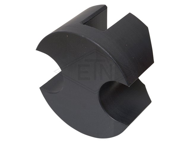 Geleider schoen ø 82 x 45 mm, rond out van ETN ® HM-1000 S, voor rail 16 mm