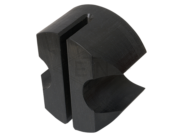 Geleider schoen ø 82 x 45 mm, rond out van ETN ® -HM 1000 S, voor rail breedte 5 mm