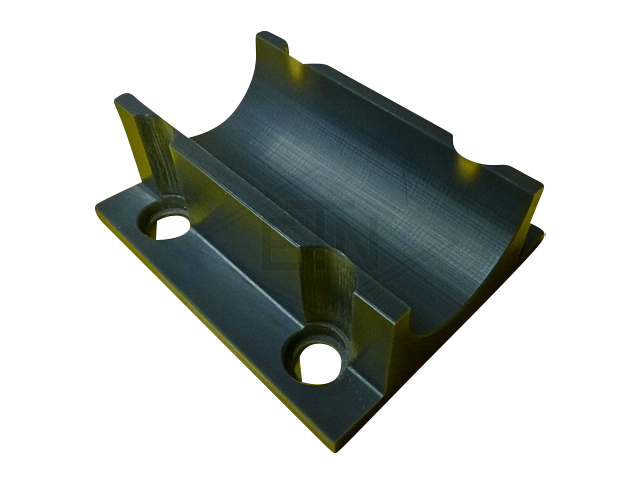 Glijgeleider voor rond rail ø 60 mm, 140 x 120 x 50 mm, 4 bevestiging holes, ETN ® -HM-1000