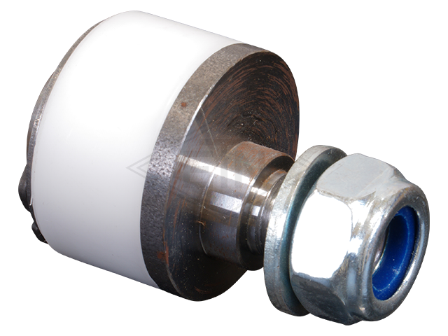 Rol POM ø 30/23,3 x 15 mm, centrisch hole