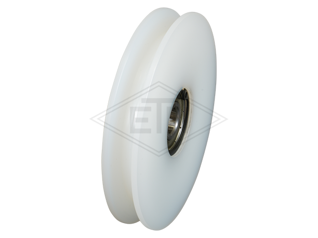 Kabelspanrol PA6 ø 100/80/12 x 16/11mm, moer conical