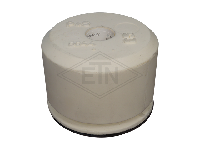Liftbuffer E5/Type A, ø 140 x 100 mm, met rond staal plaat volgens EN 81-1/2 zonder CE mark **Note: This liftbuffer may be used in elevators operating within de EU only as a spare p...
