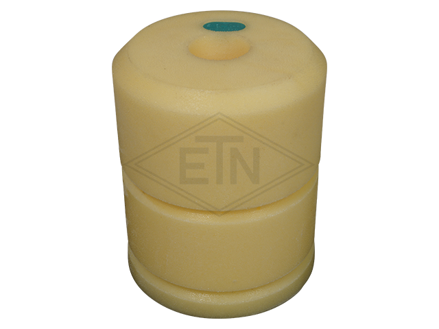 Liftbuffer EN5, ø 125 x 150 mm, met foamed in rond perforated sheet, volgens EN 81-1/2, zonder CE mark **Note: This liftbuffer may be used in elevators operating within de EU only as...