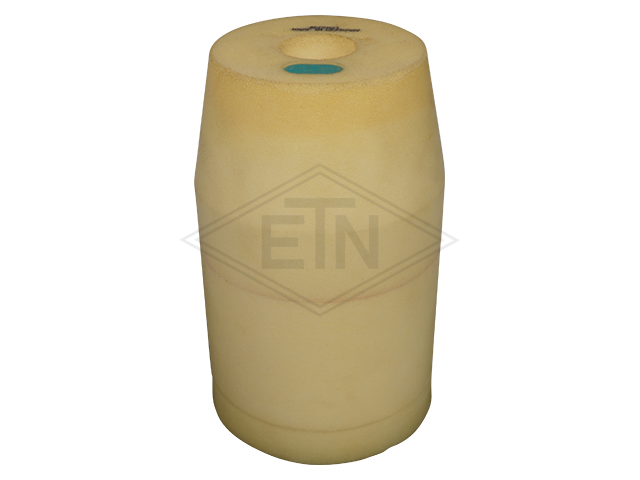 Liftbuffer EN7, ø 125 x 200 mm, met foamed in rond perforated sheet, volgens EN 81-1/2, zonder CE mark **Note: This liftbuffer may be used in elevators operating within de EU only as...