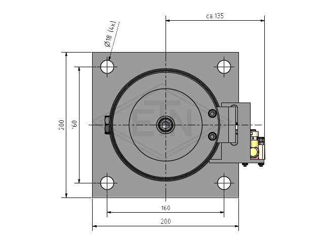 Hydraulic buffer H7, ø 50 x 695 mm, hoogte 1.665 mm, hydraulic system met switch voor lifts up tot 3,2 m/s nominal speed, volgens EN 81 - 20/50 : 2014, EN 81 - 1/2 1998+A3; 2009 met operatio...