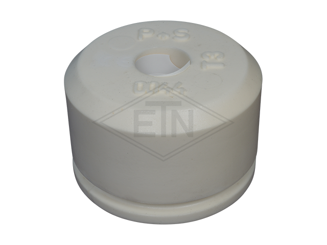 Liftbuffer T3/Type B, ø 125 x 80 mm, met kunststof bush, volgens EN 81-1/2 zonder CE mark **Note: This liftbuffer may be used in elevators operating within de EU only as a spare part van