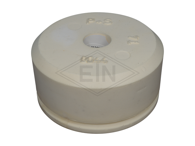 Liftbuffer T4/Type B, ø 165 x 80 mm, met kunststof bush, volgens EN 81-1/2 zonder CE mark **Note: This liftbuffer may be used in elevators operating within de EU only as a spare part van