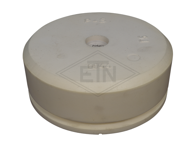 Liftbuffer T5/Type B, ø 220 x 80 mm, met kunststof bush, volgens EN 81-1/2 zonder CE mark **Note: This liftbuffer may be used in elevators operating within de EU only as a spare part van