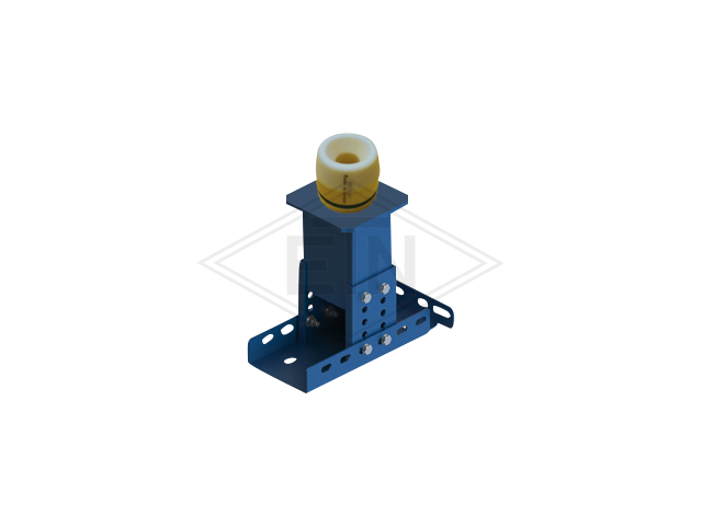 Buffer steun maat 1, Hoogte 193 - 293 mm, maximum charge 2000 kg per steun Maximum rated velocity 1m/s