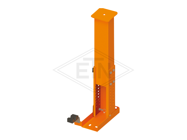 Maintenance steun maat 1, hoogte vertical 500 - 770 mm, lengte horizontal 630 - 900 mm, maximum static load: 2.000 kg per steun maximum velocity: 1 m/s