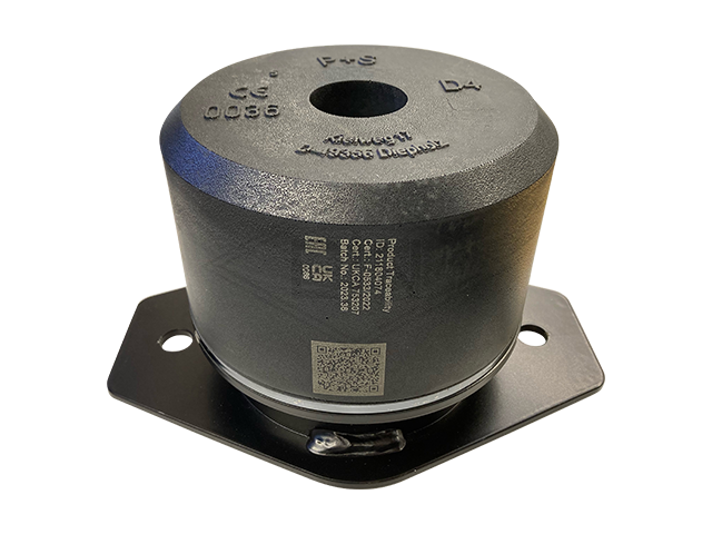 Buffer distance stuk ø 140 x 36 mm, oval base plaat 215 x 150 mm, 2 x holes ø 14 mm, threaded bout M16 x 17 mm, materiaal staal gegrond surface, incl. moer M16 en ring Recommendation regarding...