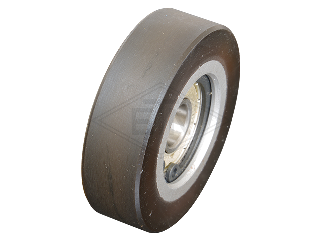 Rol VSL ø 50/10 x 15 mm VU 93° / staal kern mantle zwart coloured