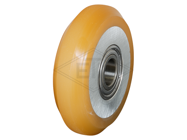 Rol VAL ø 100/20 x 25 mm VU 80° / mantle chamfered on both sides, steel-core