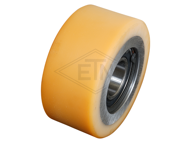 Rol VSL ø 85/25 x 40 mm VU 93° / steel-core, snap-rings, clamping lengte 31 mm