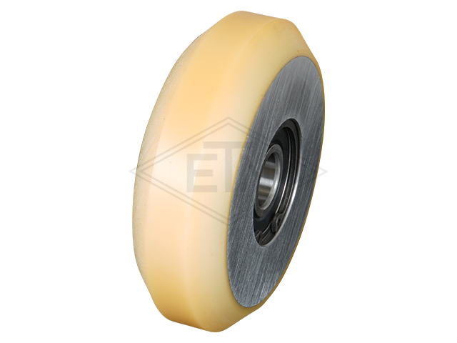 Rol VSL ø 100/17 x 30/13 mm VU 93°, staal kern clamping lengte 24 mm, borgring