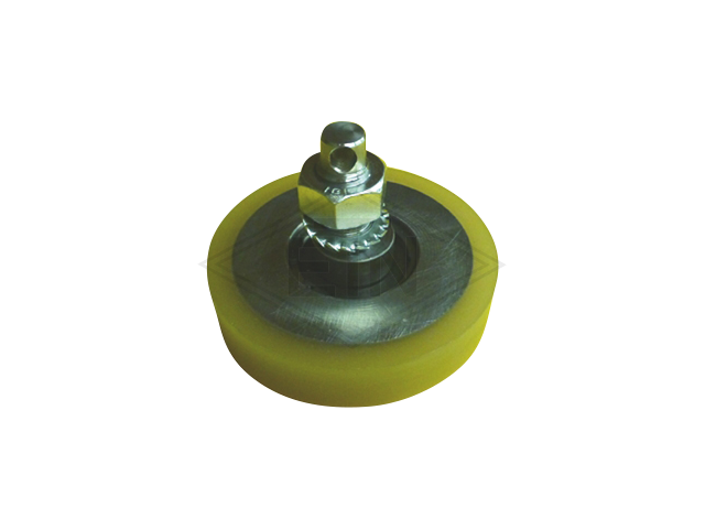 Rol VSL ø 115/M20 x 24/25 mm VU 80° / steel-core, as centrisch M20 buiten schroefdraad veerring en moer