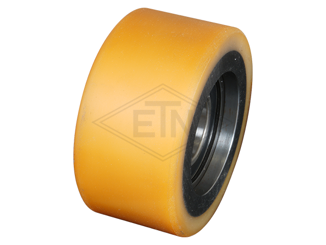 Rol VSL ø 80/25 x 40 mm VU 93° / steel-core, snap ring clamping lengte 24 mm