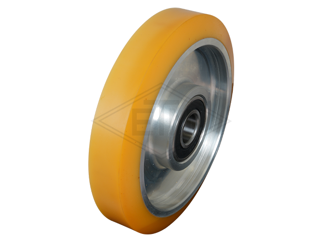 Rol VAL ø 153/20 x 32/22 mm VU 93° / aluminium kern distance-ring, voor heavy duty installations