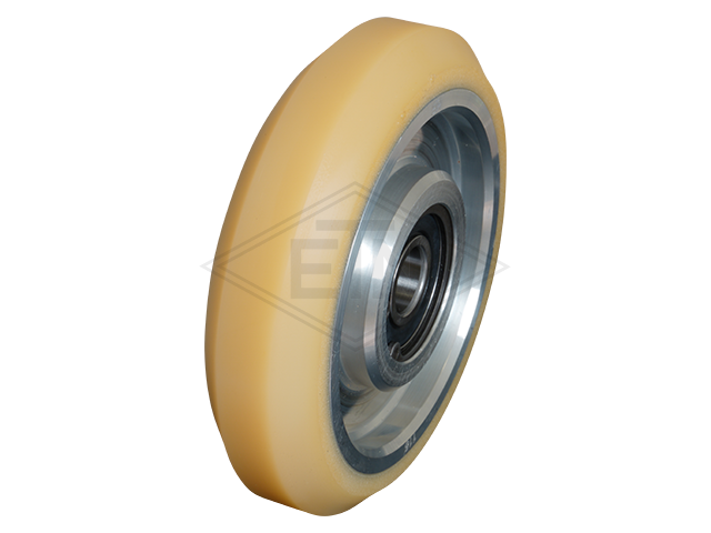 Rol VAL ø 125/17 x 30/14 mm VU 93° / aluminium kern clamping lengte 24 mm, as M16 buiten schroefdraad nu...