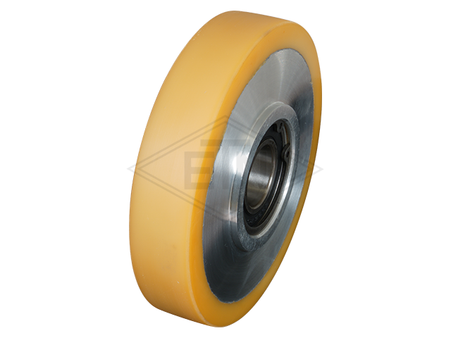 Rol VAL ø 125/25 x 31/25 mm, VU 93°, cores out van aluminium