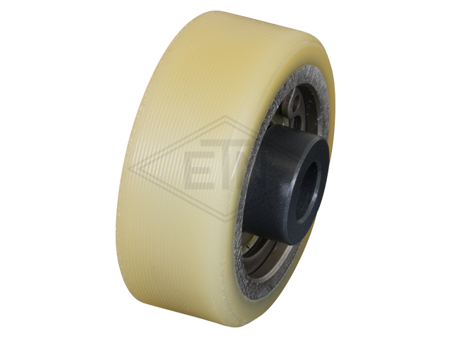 Rol VSL ø 40/10 x 15 mm VU 93° / staal kern incl. 2 x flange sleeve PE ø 15/10/8,1 x 11 mm