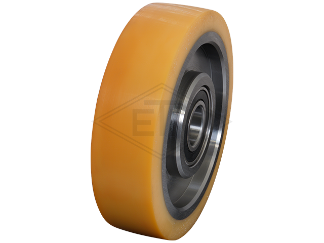 Rol VSL ø 148/25 x 40 mm VU 93° / steel-core, overturned R200, afstandsring ø 38/28 x 8 mm