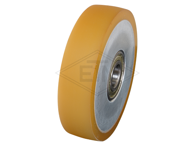 Rol VAL ø 125/20 x 30 mm VU 80° / aluminum kern FK4 Al -S (soft) zijdelings rol