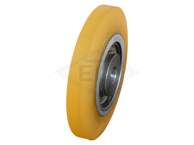 Rol VSL ø 125/35/16 x 22/12 mm VU 80° / steel-core, conical incl. reducing bush ø 40/35/16 x 19,5 mm