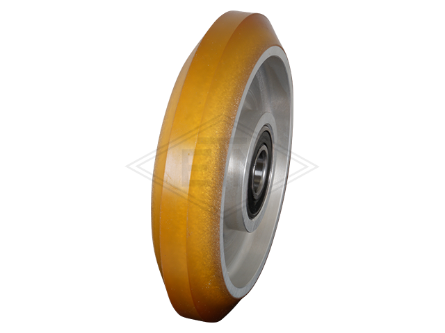 Rol VAL ø 153/20 x 32/12 mm VU 65° / aluminium kern distance-ring
