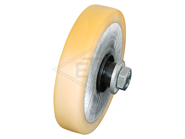 Rol VAL ø 100/15 x 20 mm VU 93° / aluminium kern (no rust on kern), FK 1-5 Al middle rol (Vervanging rol voor rolgeleider met ...
