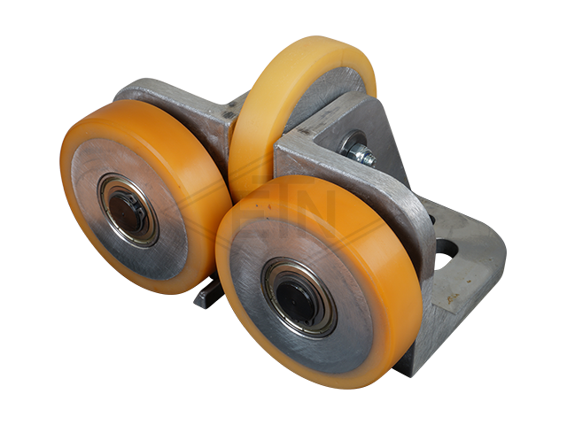 Rol VAL ø 100/15 x 20 mm VU 93° / aluminium kern (no rust on kern), FK 1-5 Al middle rol (Vervanging rol voor rolgeleider met ...