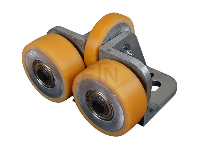 Rol VAL ø 100/15 x 20 mm VU 93° / aluminium kern (no rust on kern), incl. 2 x flange sleeve en bevestiging materiaal FK1-5 Al middle rol (only tot be used voor versio...