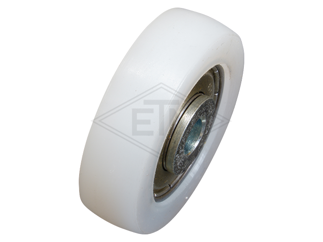 Deurrol POM ø 35/6 x 10 mm, met bush