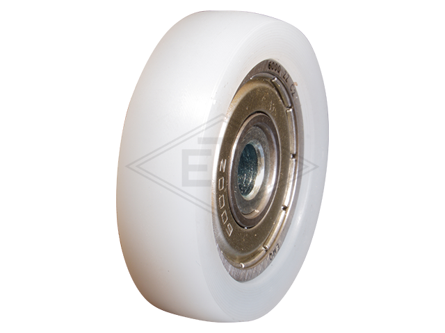 Deurrol POM ø 35/6 x 10 mm, met bush