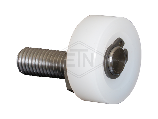 Staafrol PA6 ø 30/10 x 11,6 mm, met excentrisch