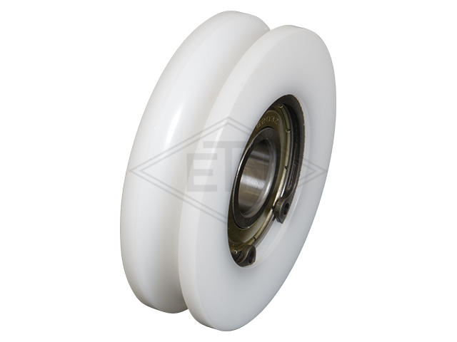 Deurrol POM ø 70/60/17 x 18,5 mm, borgring