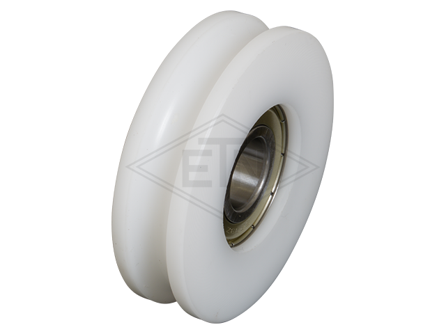 Deurrol POM ø 70/60/17 x 18,5 mm, borgring