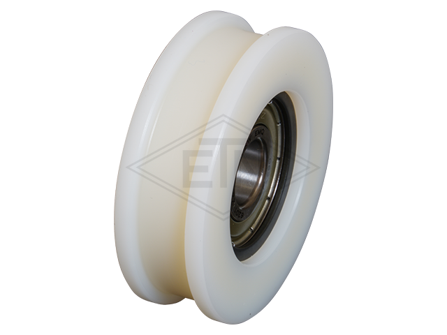 Deurrol PA6G ø 55/50/12 x 17,5/10,5 mm, upper rol voor carriage